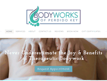 Tablet Screenshot of bodyworksofperdido.com